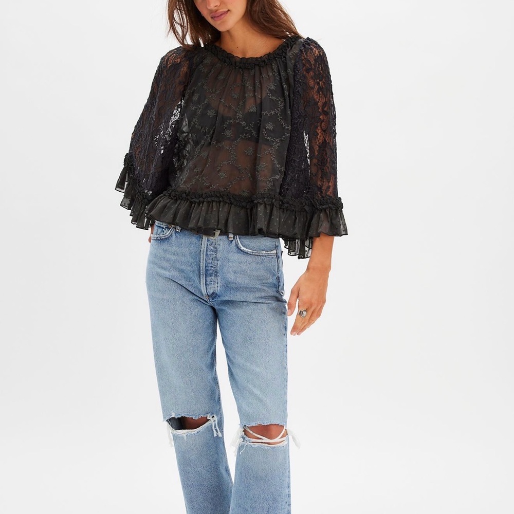 Free People Carly Cape Top - Picture 2 of 5